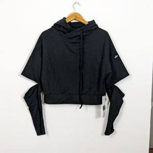 ❌Alo Yoga Black Peak Cutout Long Sleeve Top NWT